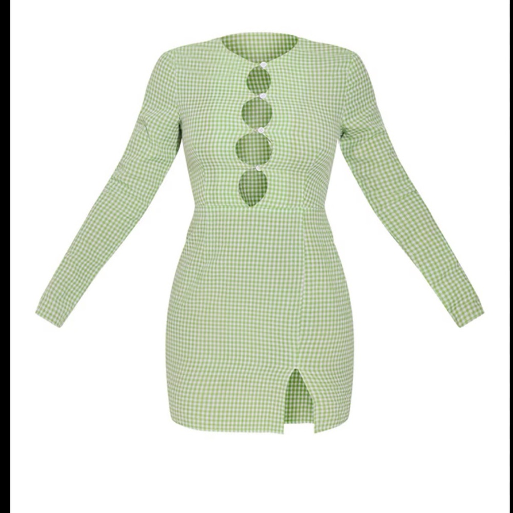 PrettyLittleThings- size 10, Gingham print with cutout, CB30